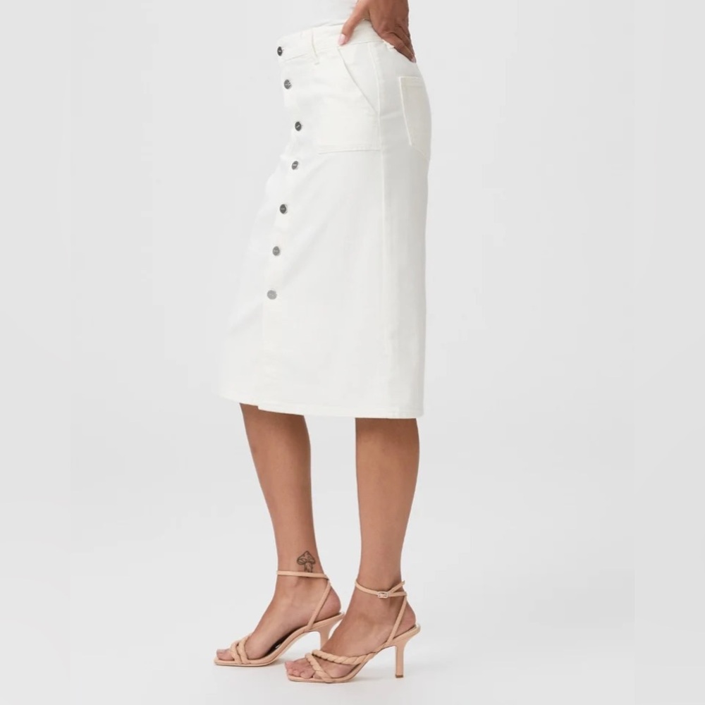 Paige Meadow Midi Skirt Utility Pockets - Picture 6 of 8